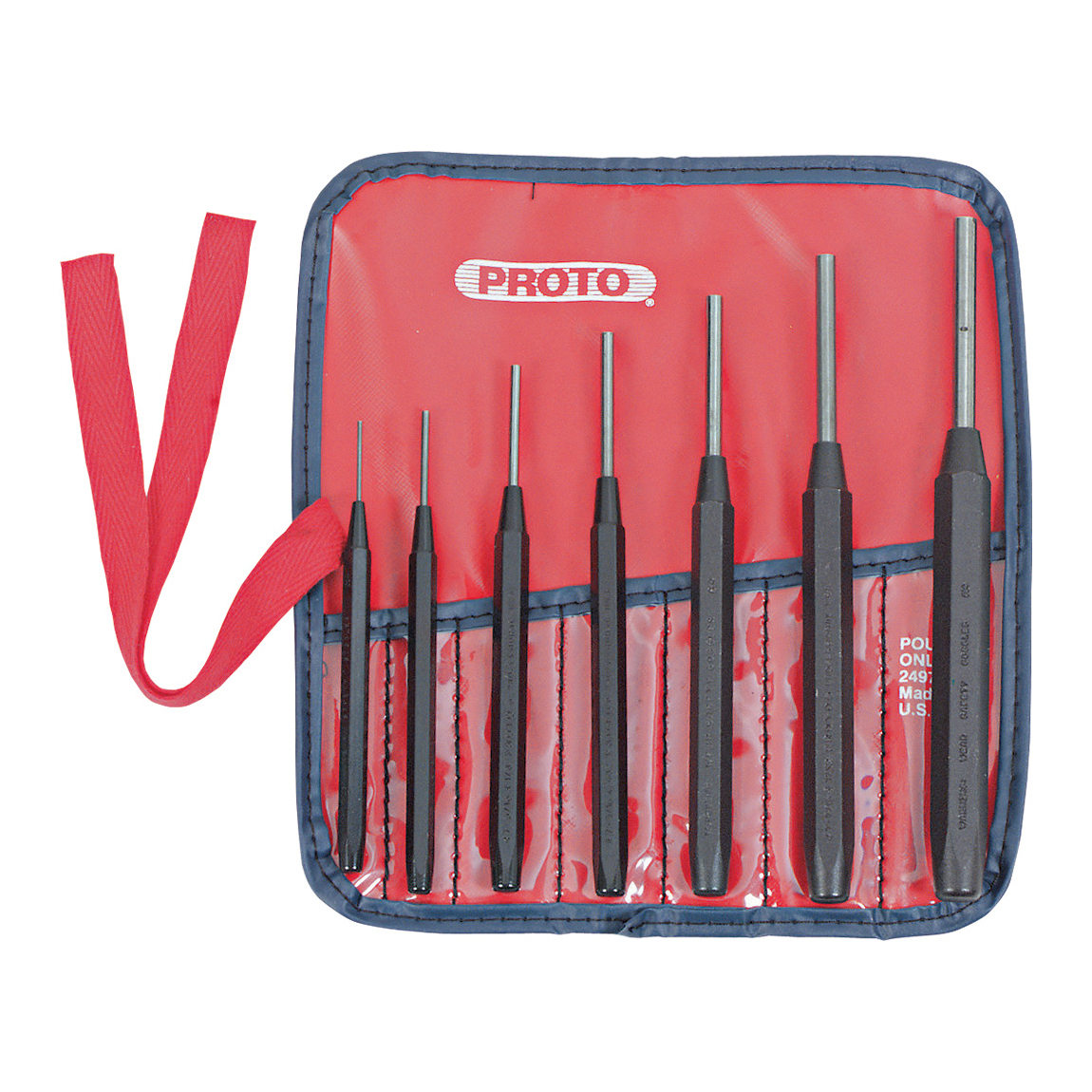 7 Piece Drive Pin Punch Set - SIDCHROME Tools & Tool Storage