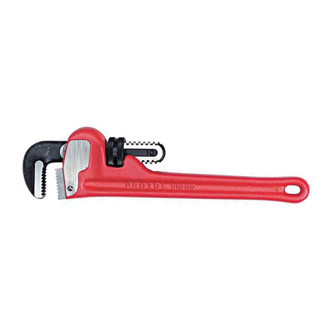 One-handed corner pipe wrench, 90°, 14