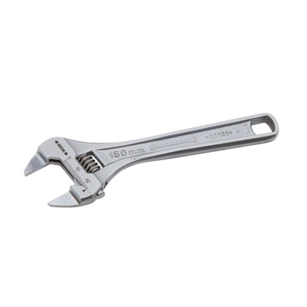 Adjustable Wrench Premium Chrome Slim Jaw 150mm/6''