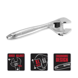 Quick Adjust Wrench Chrome 150mm (6'')
